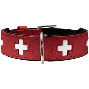 Hunter Halsband Swiss-Rot-Schwarz